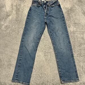 Levi’s Jeans Womens 28 (28x27) Wedgie Straight High Rise Ankle Blue Denim Pants